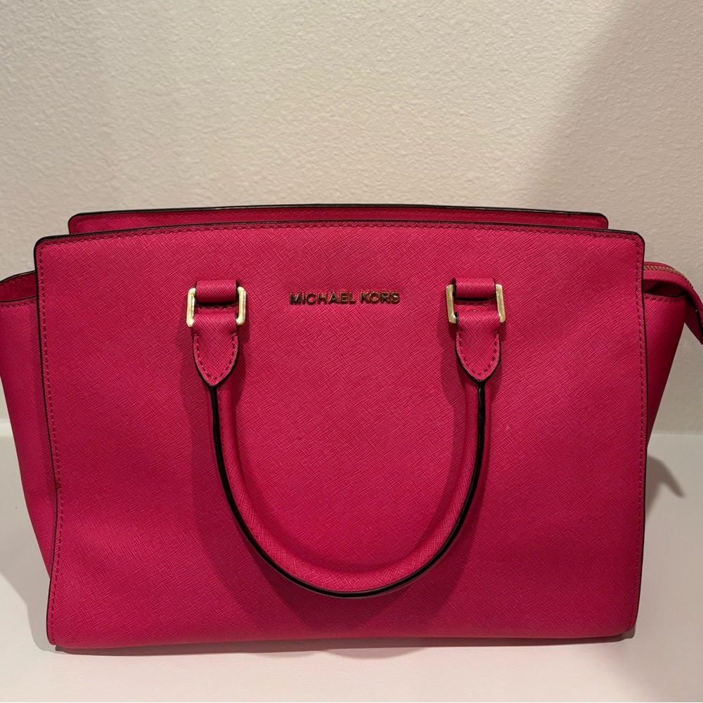 Michael Kors Fuchsia Satchel Bag